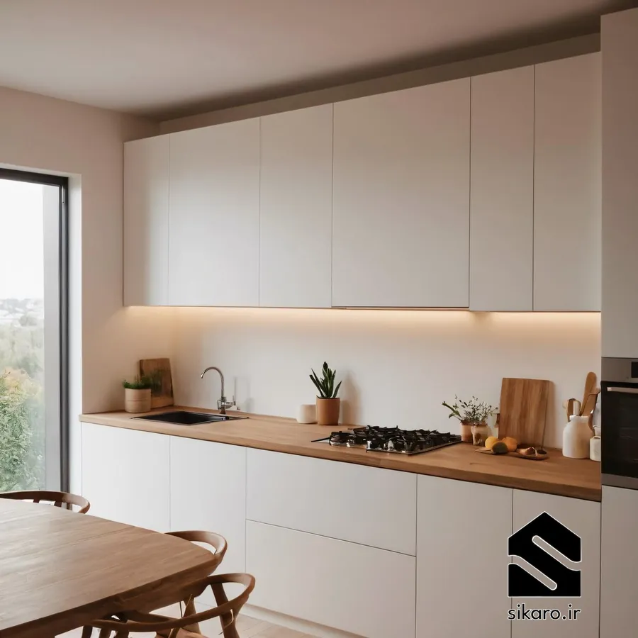 کابینت شیری مدرن