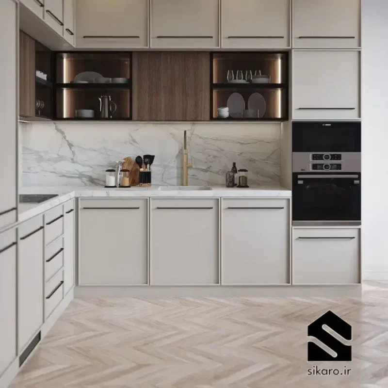 طراحی و اجرای کابینت مدرن